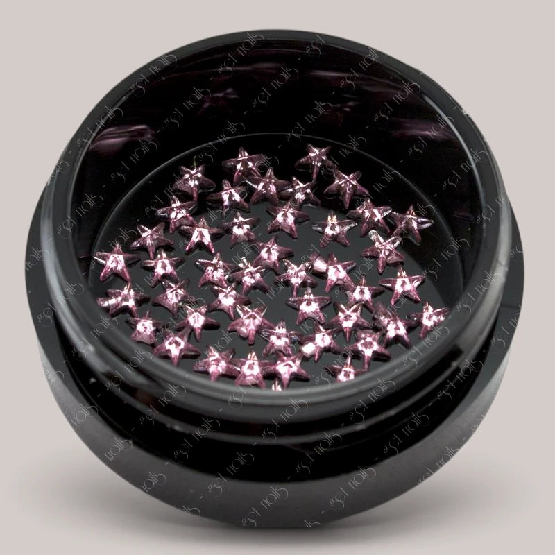 Strasuri Stelute 3mm - Rose, 50 buc.