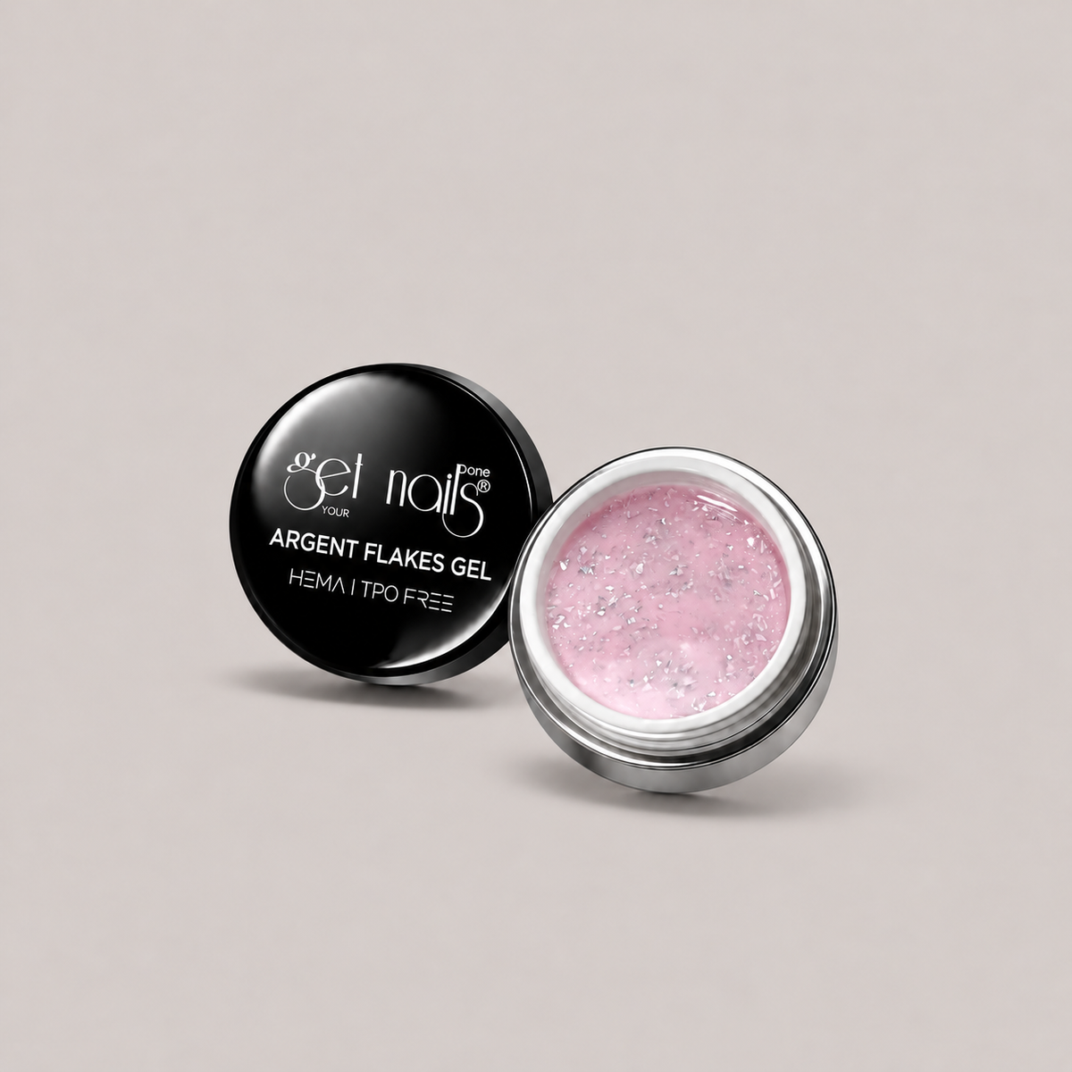Silver Flakes Gel Sample