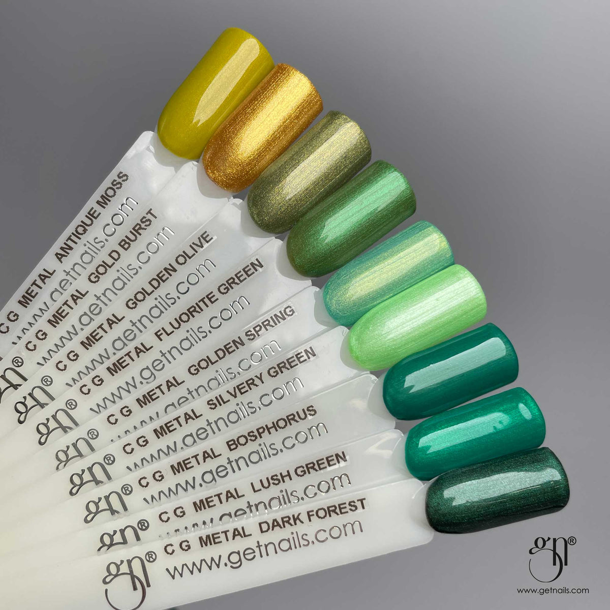 Gel de couleur métal mousse antique | Gel coloré UV/LED