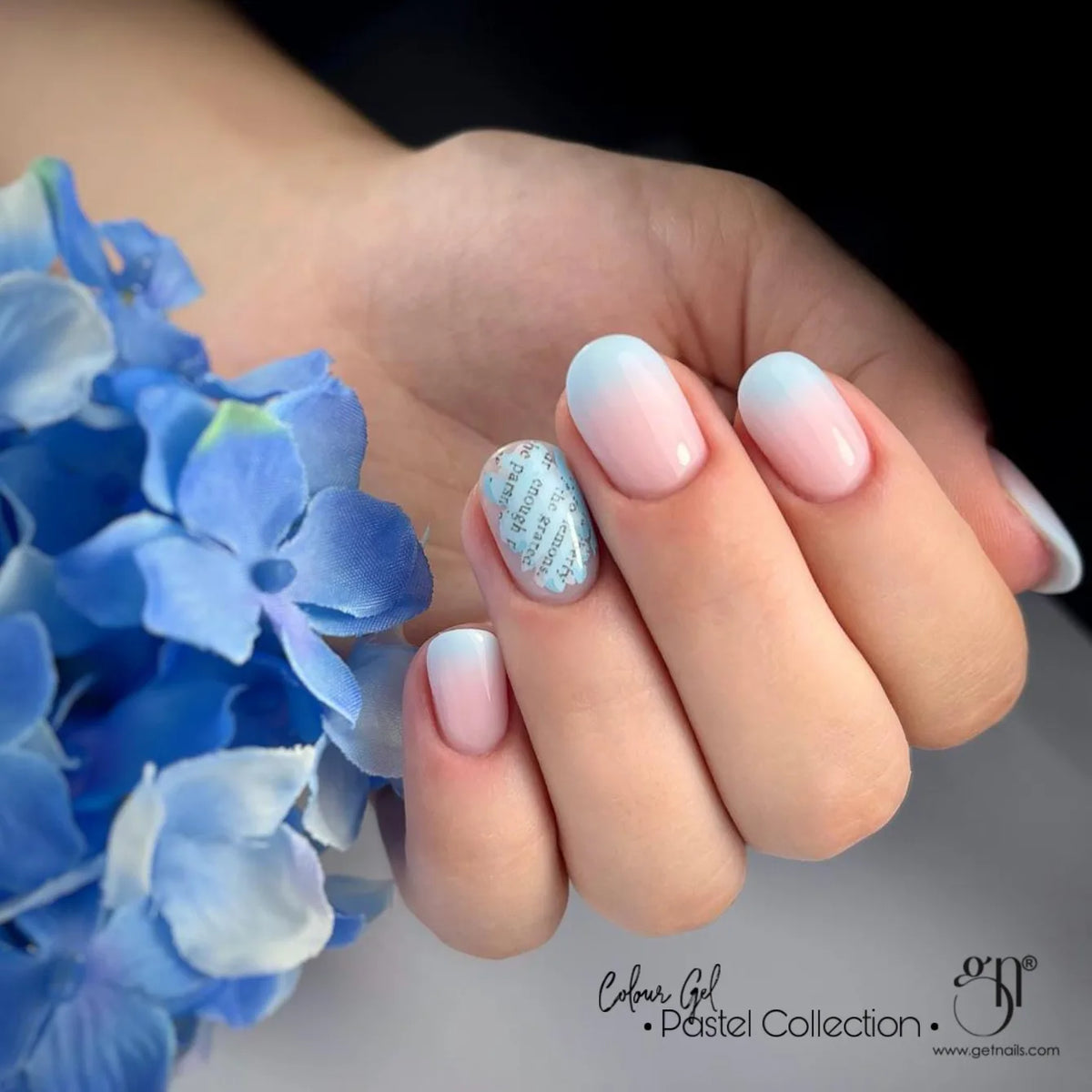 Gel de couleur pastel bleu | Gel Coloré pour Ongles UV/LED