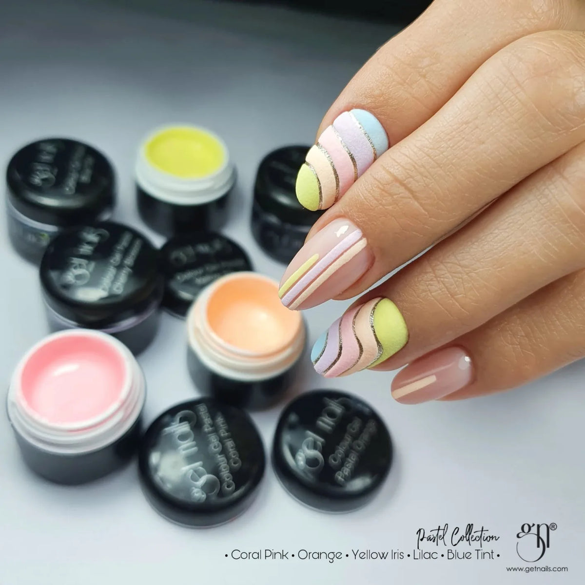 Colour Gel Pastel Coral Pink | Gel Colorat Unghii UV/LED