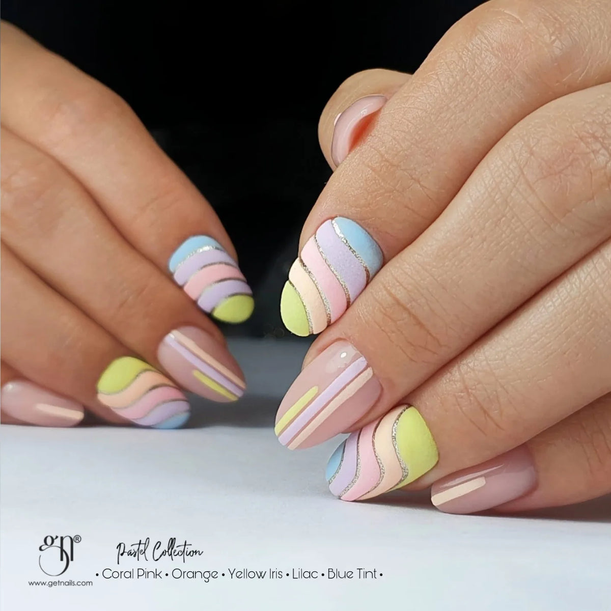 Colour Gel Pastel Yellow Iris | UV/LED Nail Colour Gel