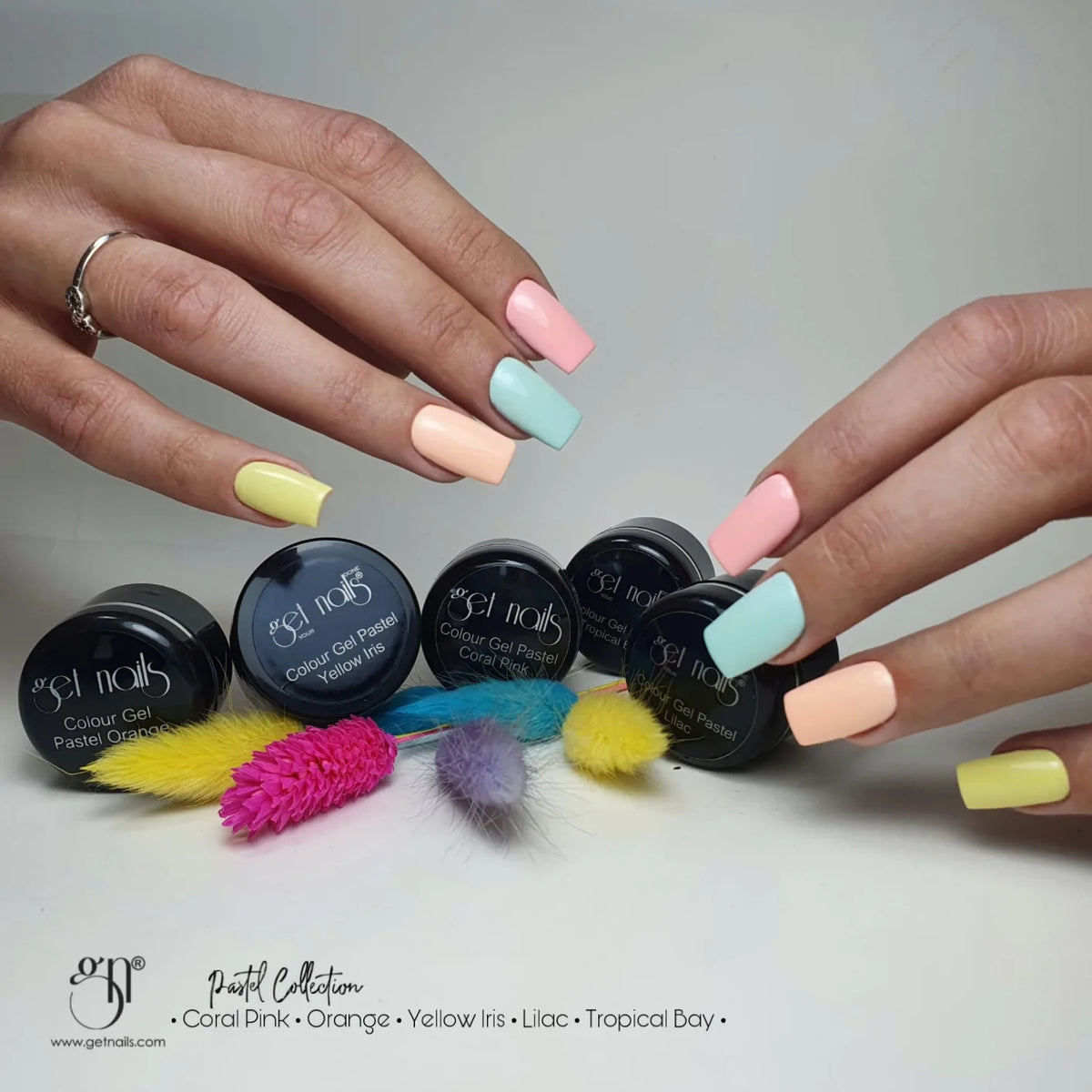 Colour Gel Pastel Orange | Gel Colorat Unghii UV/LED
