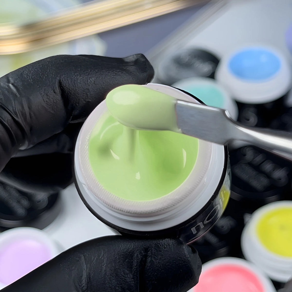 Gel Couleur Vert Pastel | Gel Couleur Ongles UV/LED