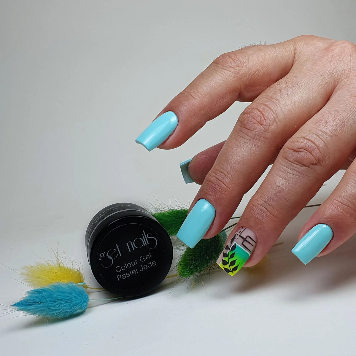 Gel Couleur Pastel Jade | Gel Couleur Ongles UV/LED