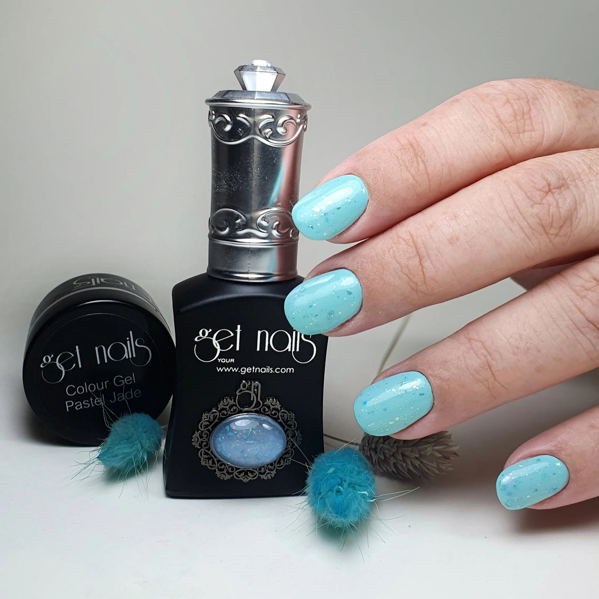 Gel Couleur Pastel Jade | Gel Couleur Ongles UV/LED