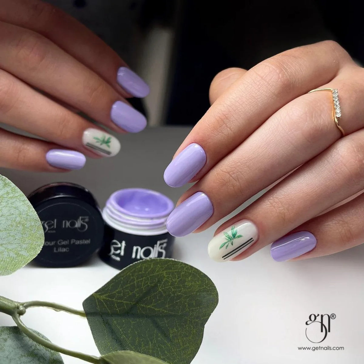 Gel Couleur Pastel Lilas | Gel de couleur pour ongles UV/LED