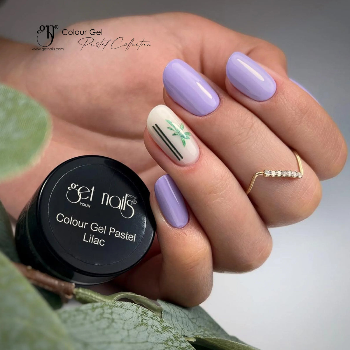 Colour Gel Pastel Lilac | Gel Colorat Unghii UV/LED