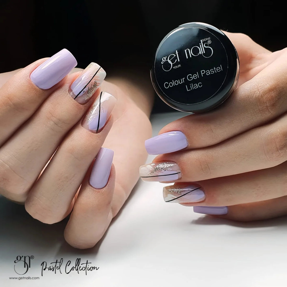 Colour Gel Pastel Lilac | Gel Colorat Unghii UV/LED