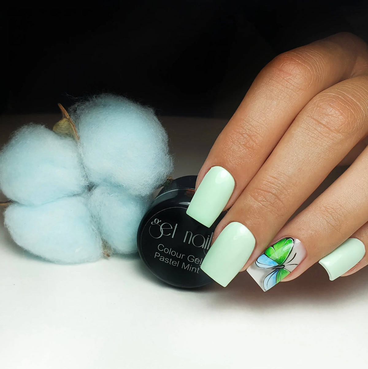 Colour Gel Pastel Mint | Gel Colorat Unghii UV/LED