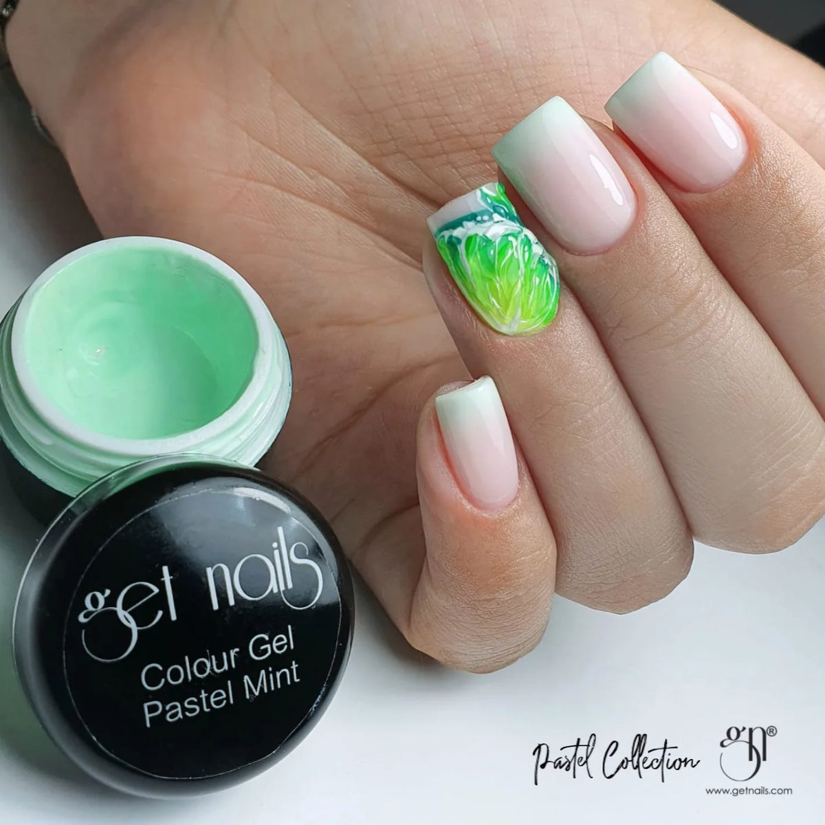 Colour Gel Pastel Mint | Gel Colorat Unghii UV/LED