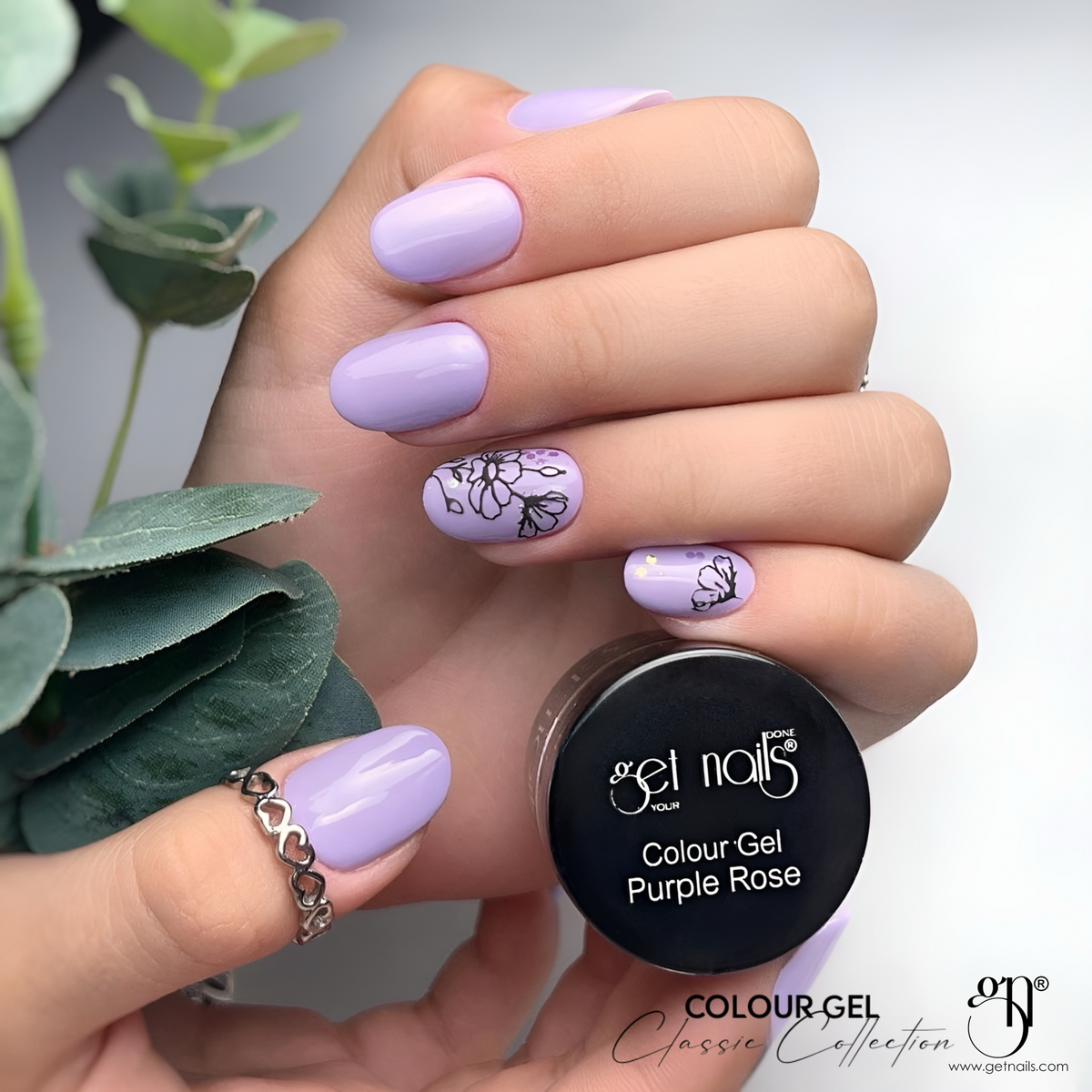 Gel couleur Purple Rose | Gel coloré UV/LED