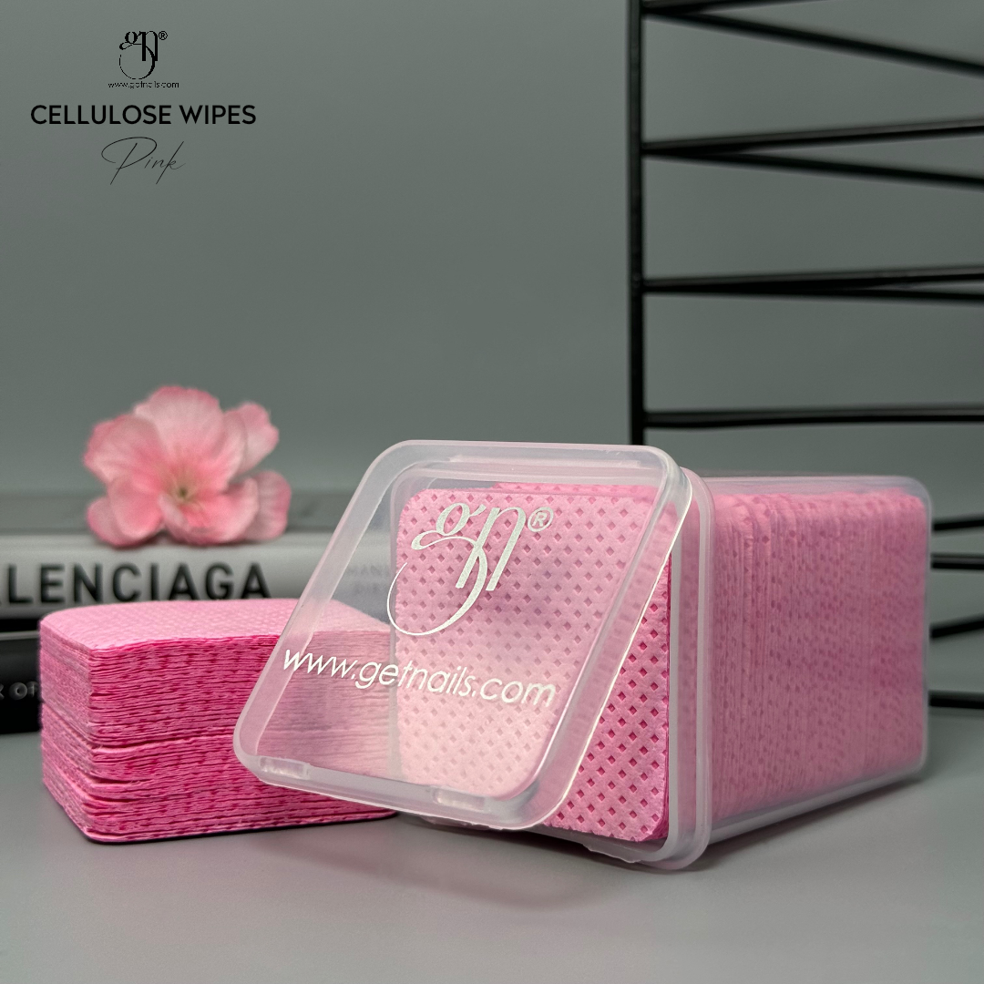 Cellulose Wipes Pink, 200 buc.