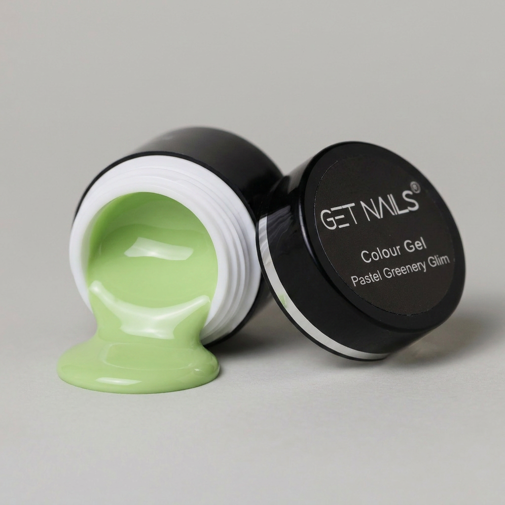 Colour Gel Pastel Greenery Glim | UV/LED Coloured Nail Gel