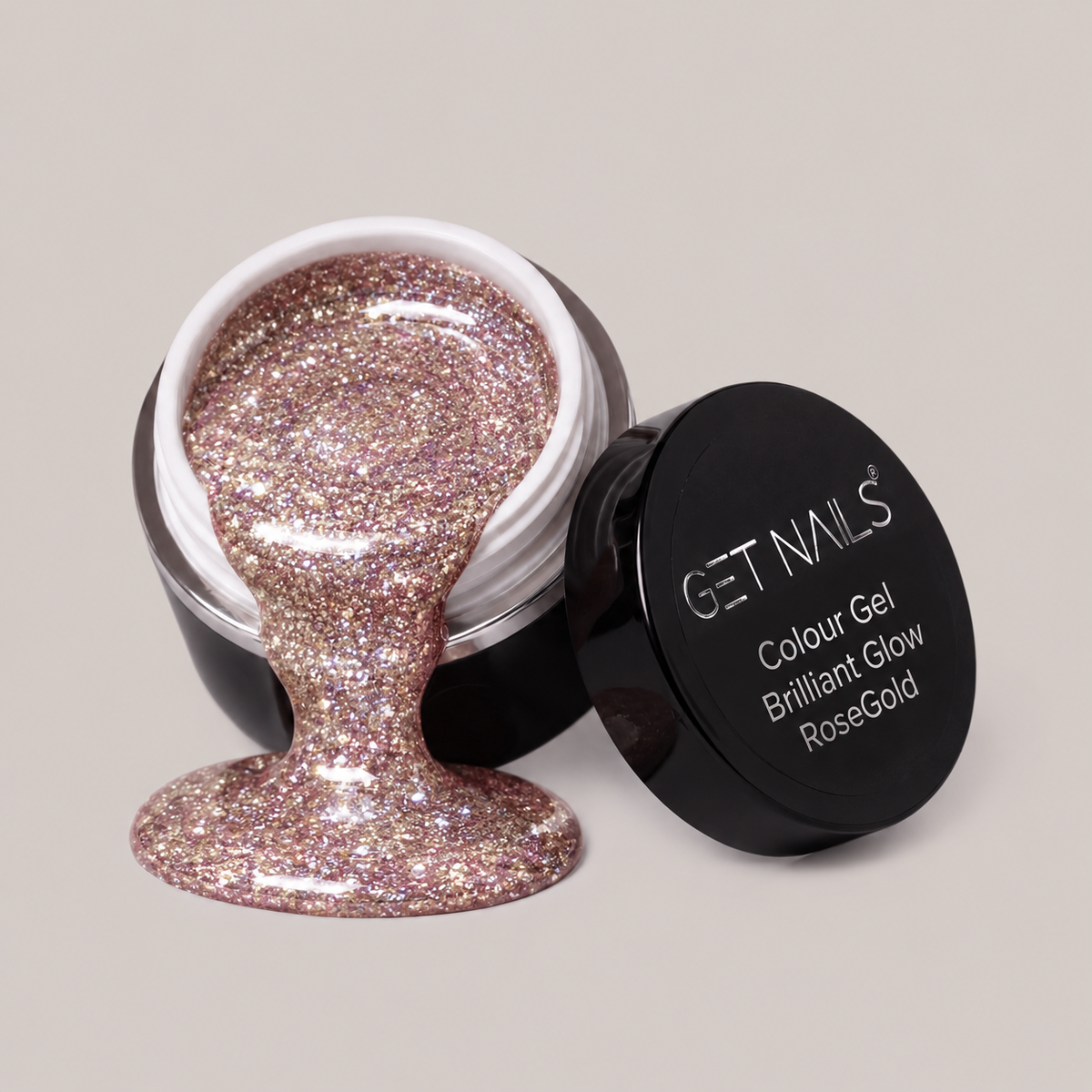 Colour Gel Brilliant Glow RoseGold 5g Get Nails