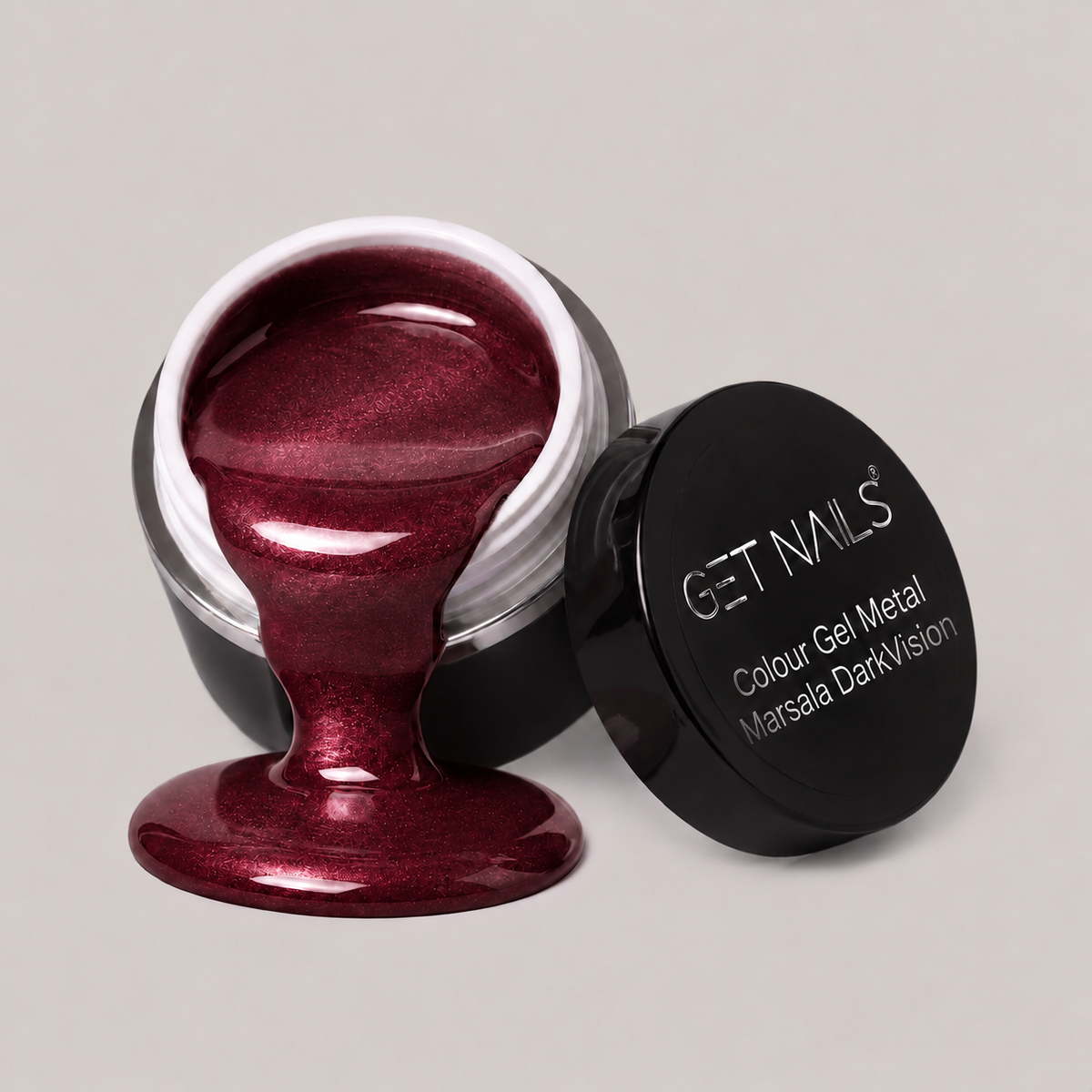 Gel Couleur Métal Marsala DarkVision | Gel Coloré UV/LED