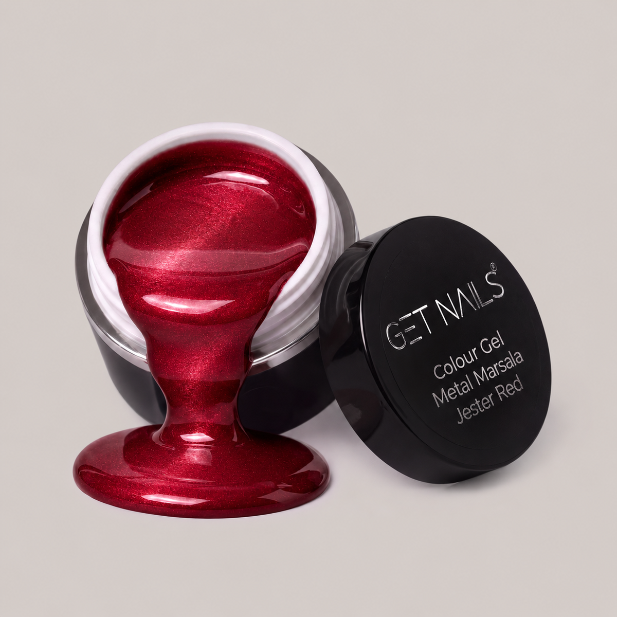 Gel de couleur Metal Marsala JesterRed | Gel coloré UV/LED