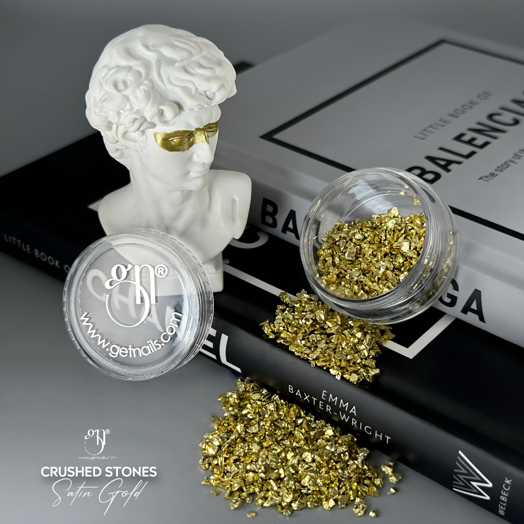 Crushed Stones Satin Gold 10g GN