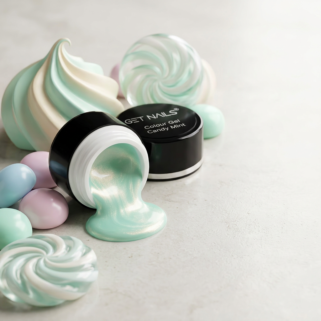 Gel Couleur Candy Mint | Gel coloré pour ongles UV/LED
