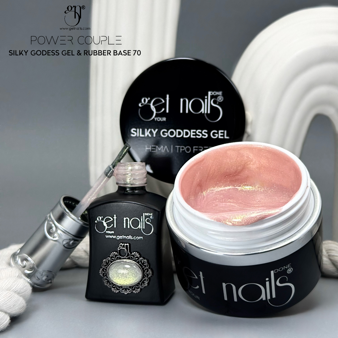 Power Couple Silky Goddess | Builder Gel + Rubber Base
