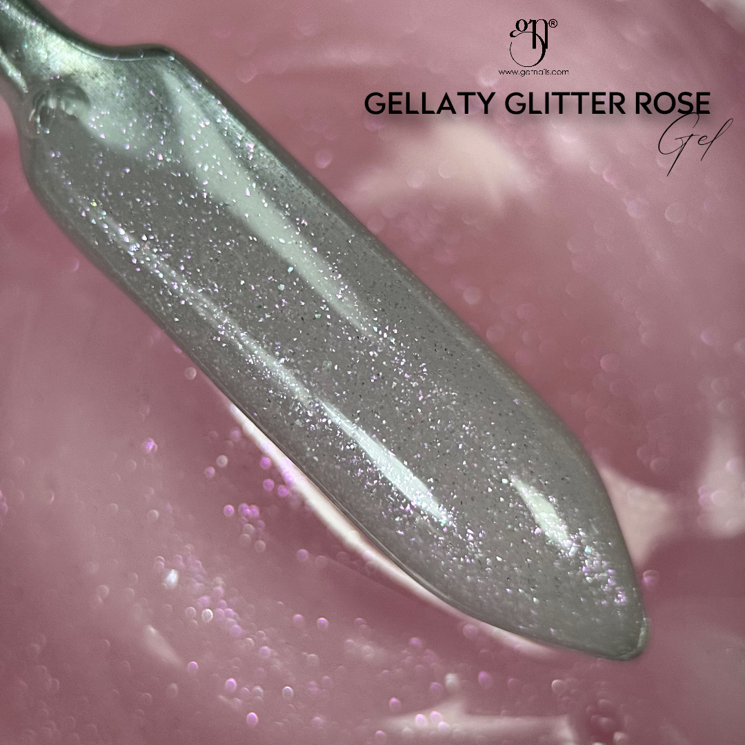 Échantillon Gellaty Glitter Rose