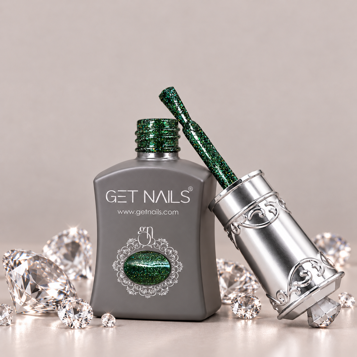 GetLac 501 Glitter Forest | Oja Semipermanenta Sclipici