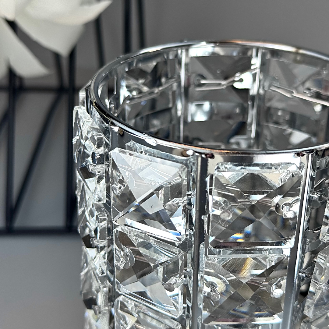 Cristal Argenté Glamour Rond GN