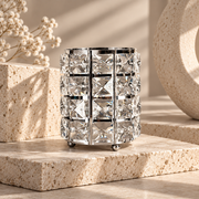 Cristal Argenté Glamour Rond GN