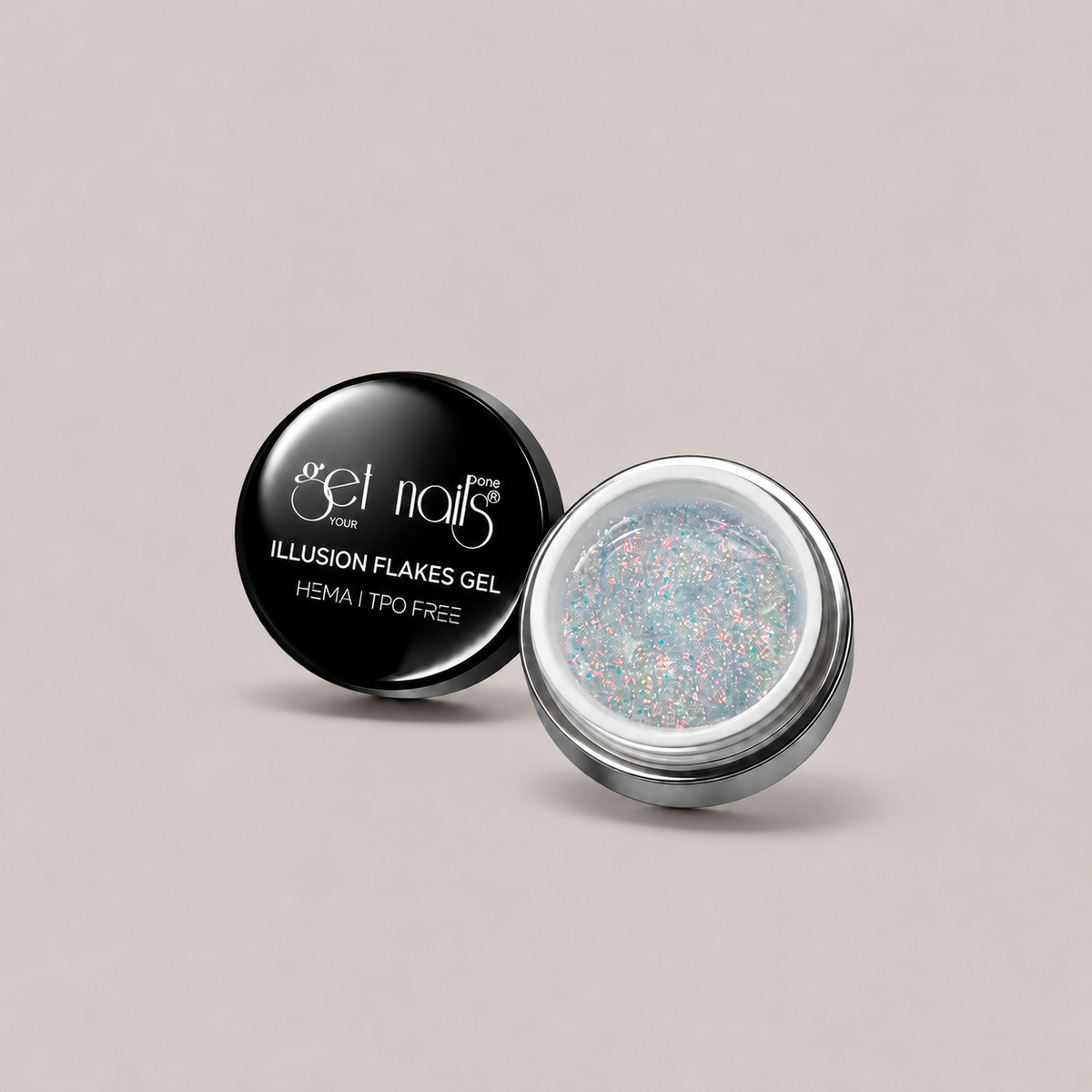 Illusion Flakes Gel Sample
