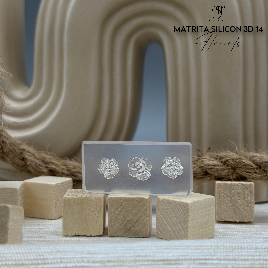 Matrita Silicon 3D 14 Flowers