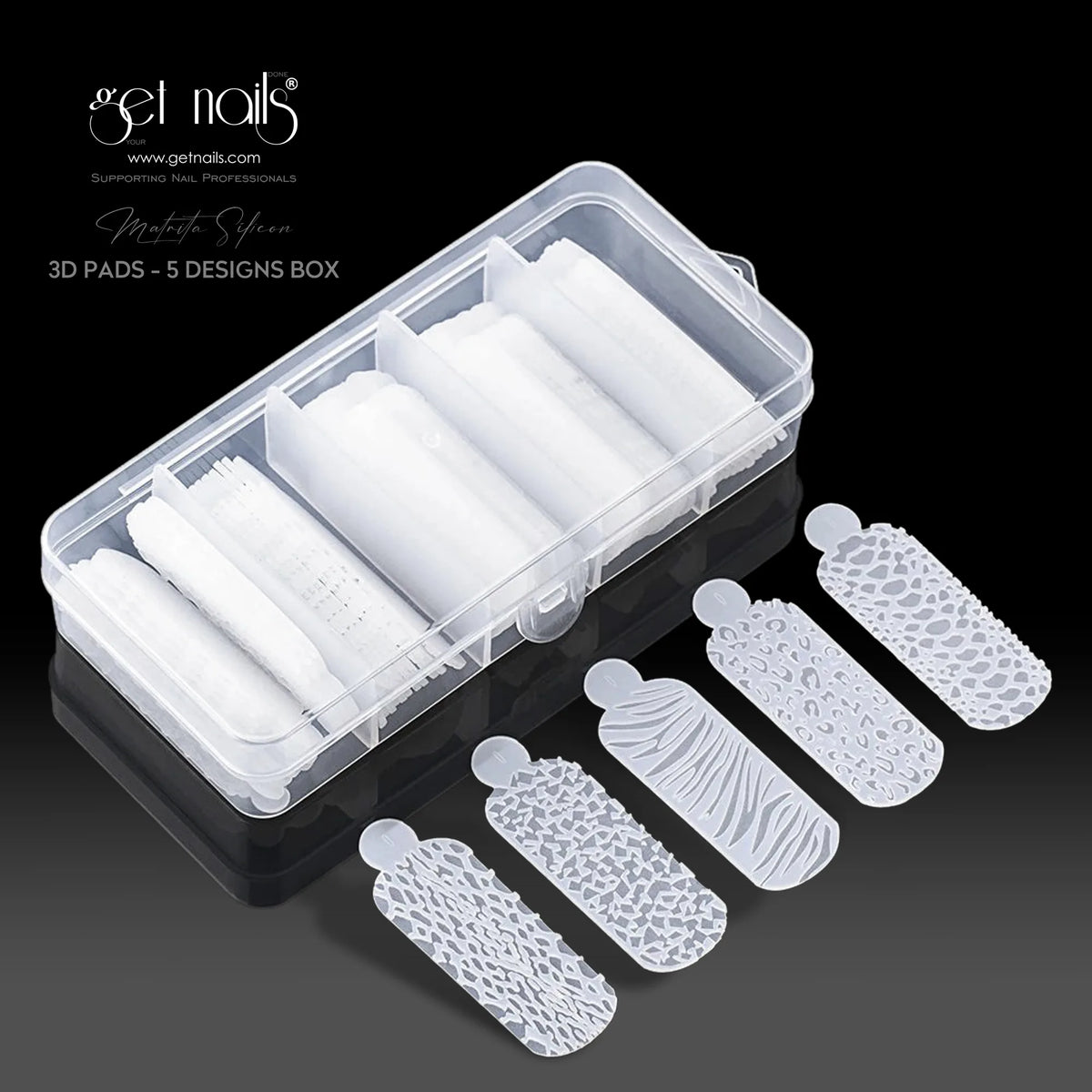 Moule en silicone 3D Pads - Boîte de 5 modèles GN