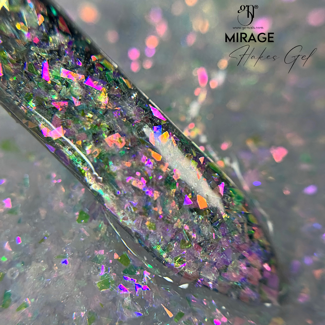 Mirage Flakes Gel Sample