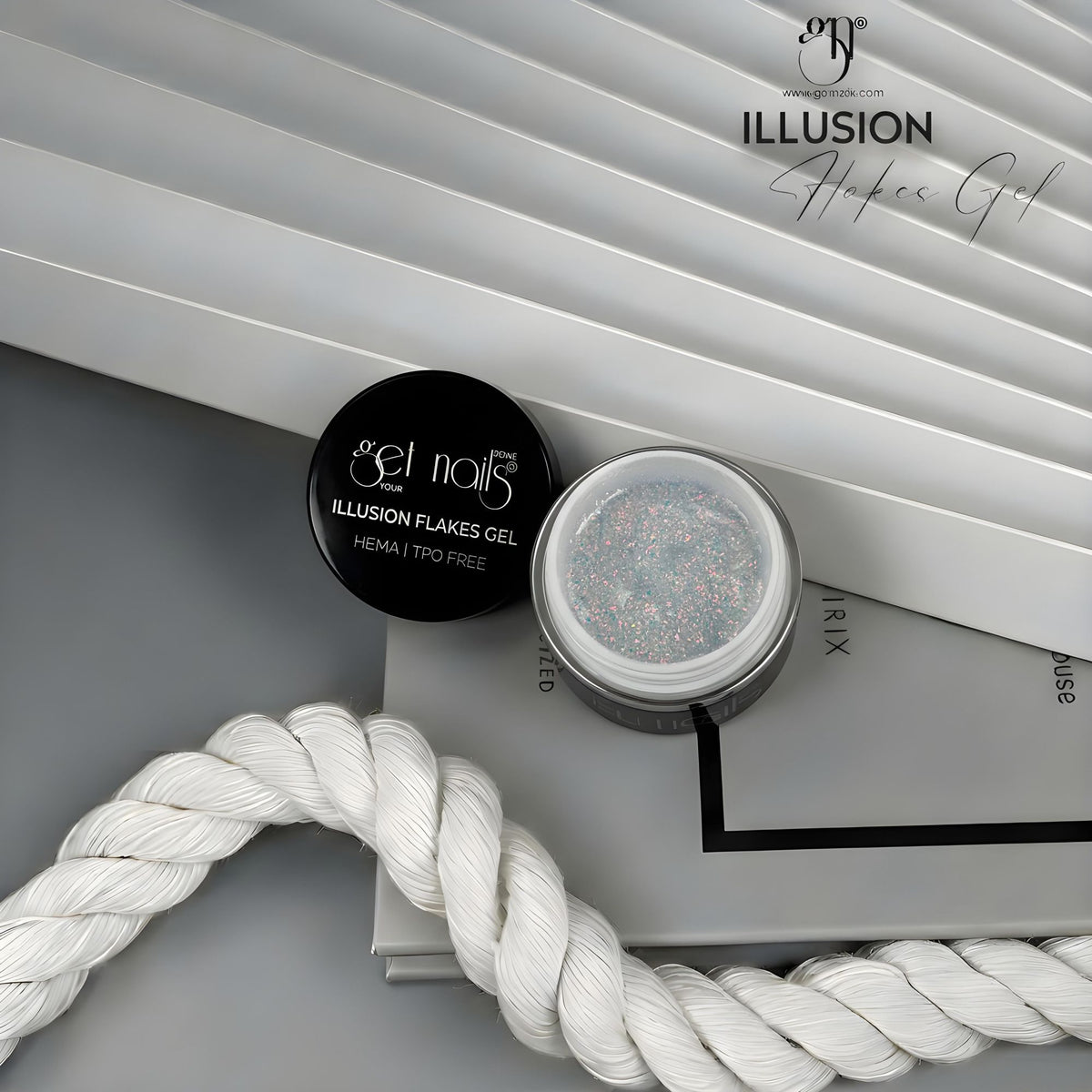 Gel Illusion Flakes Mostra