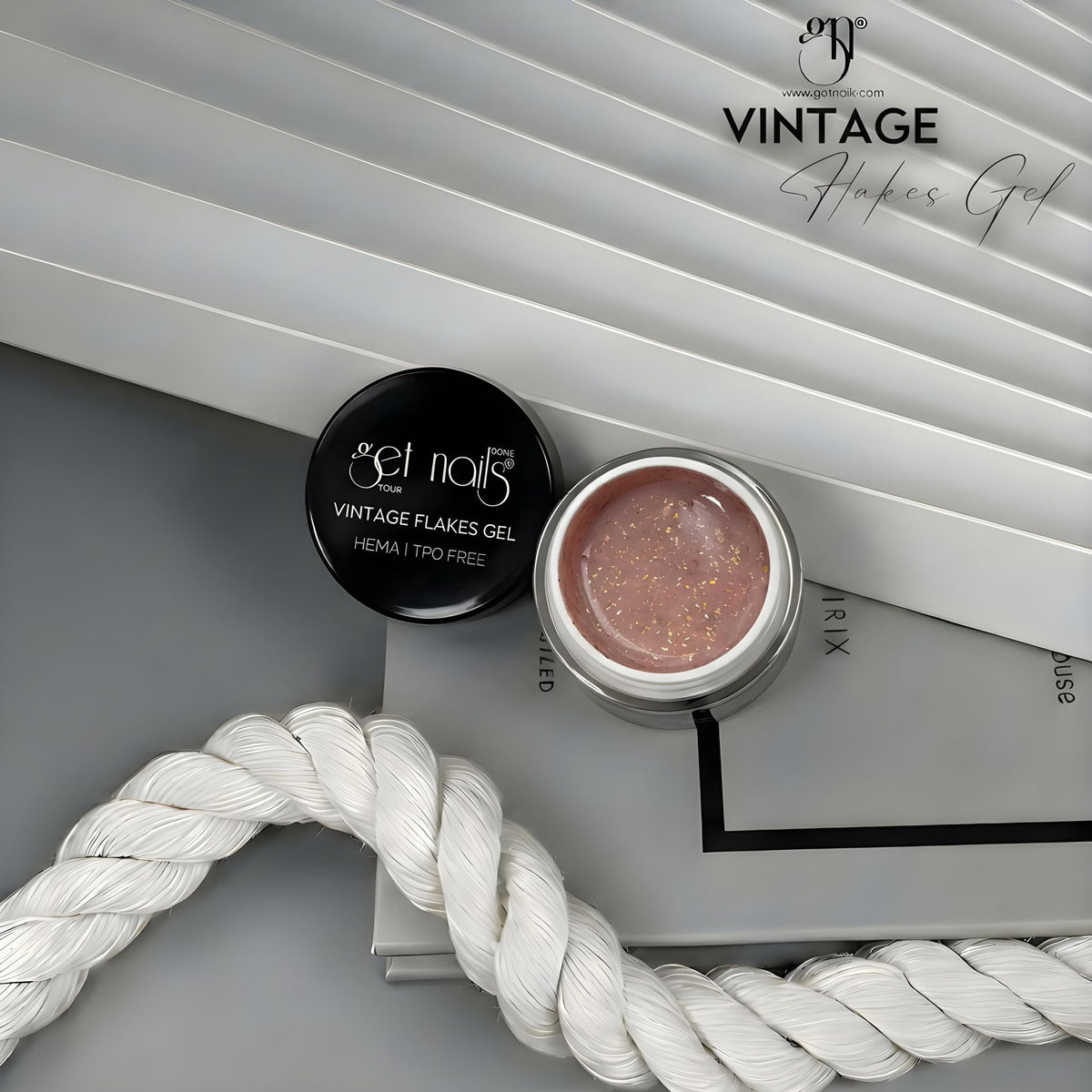 Mostra Vintage Flakes Gel | Gel Constructie Autonivelant HEMA Free