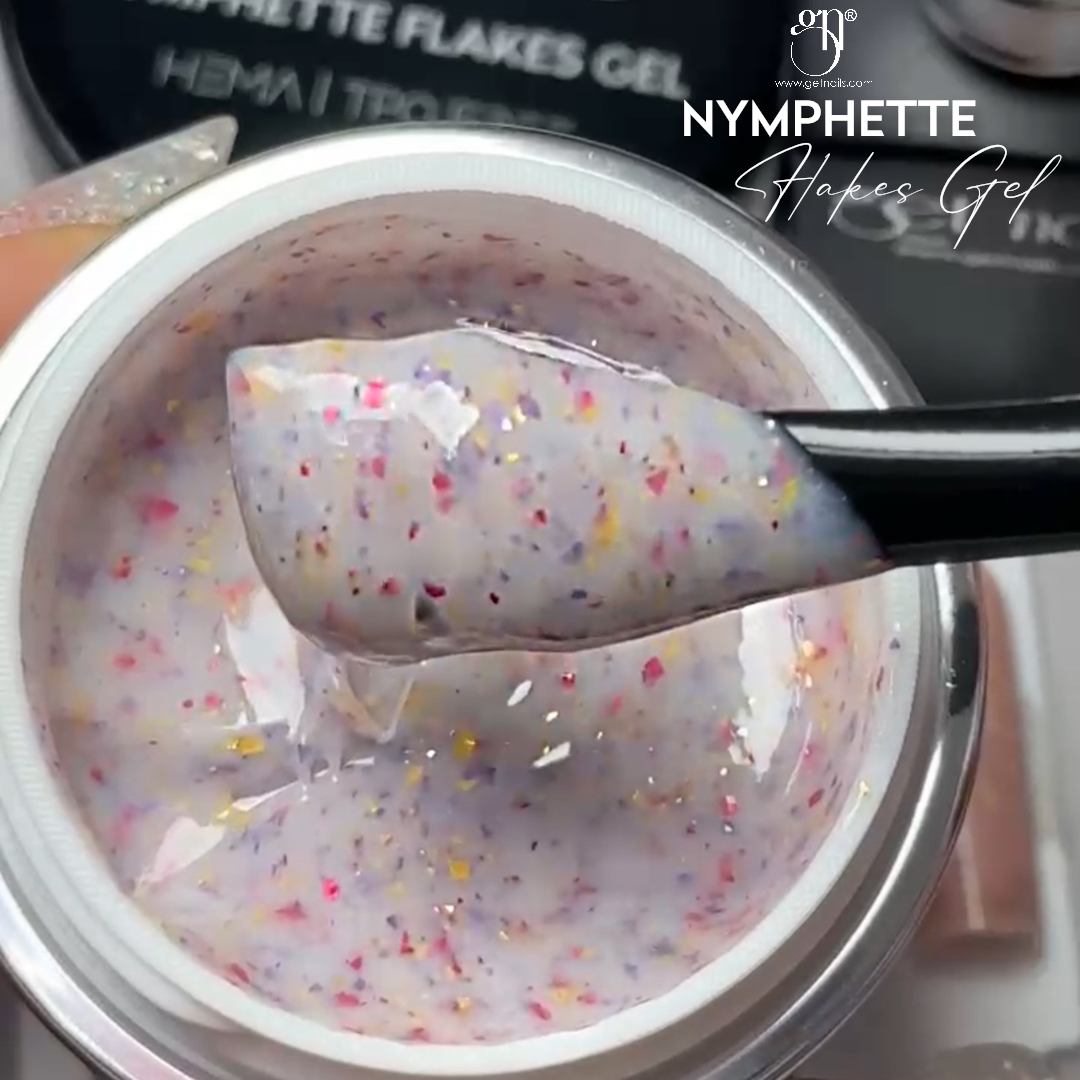Nymphette Flakes Gel | Gel Constructie Autonivelant HEMA Free