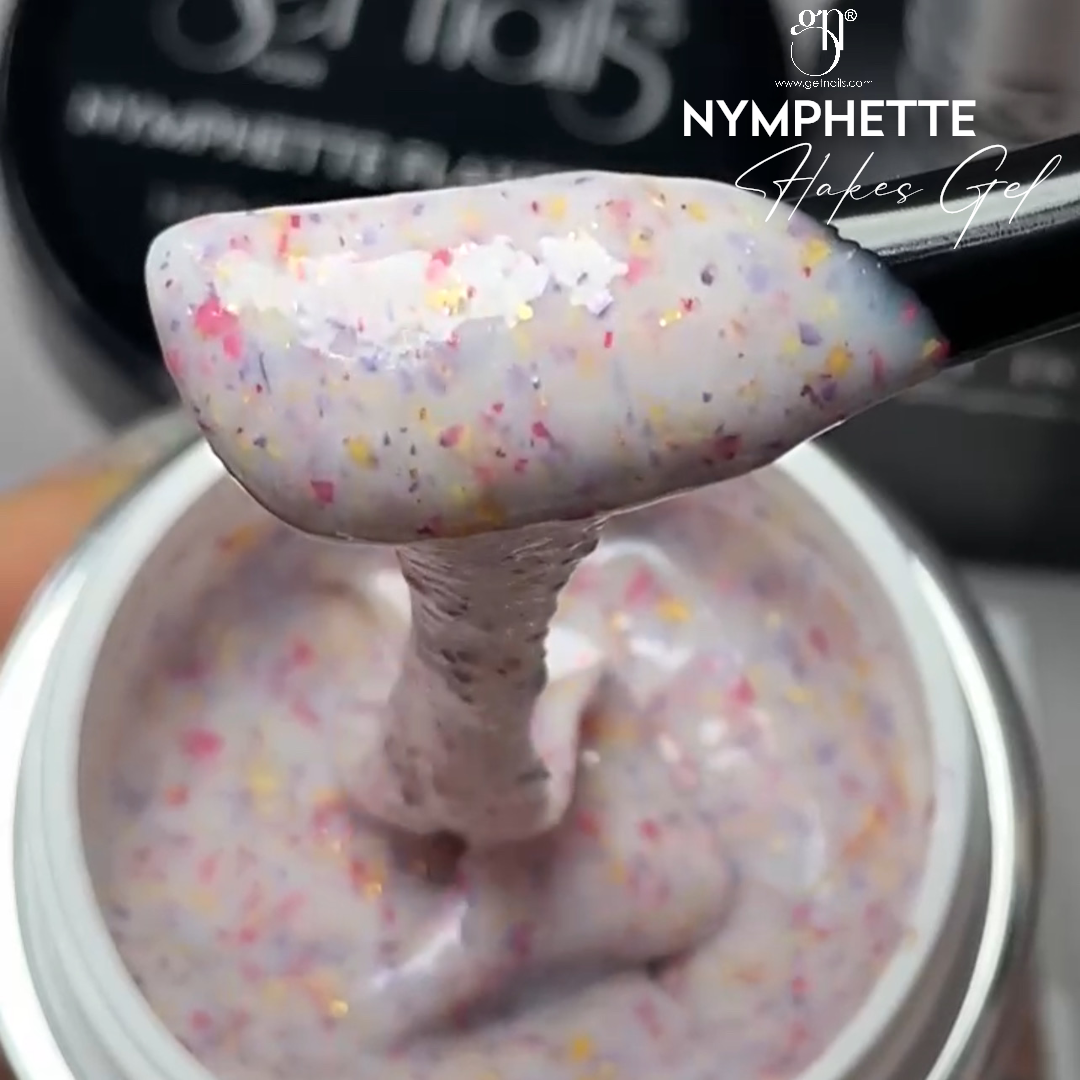 Nymphette Flakes Gel | Gel Constructie Autonivelant HEMA Free