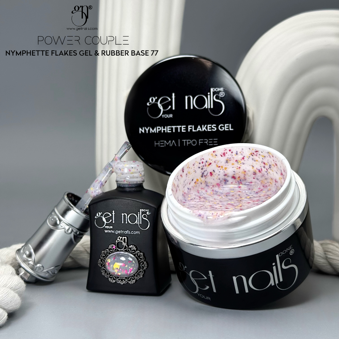 Nymphette Flakes Gel | Gel Constructie Autonivelant HEMA Free
