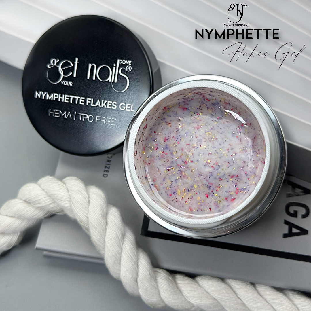 Power Couple Nymphette Flakes | Gel Constructie + Baza Rubber