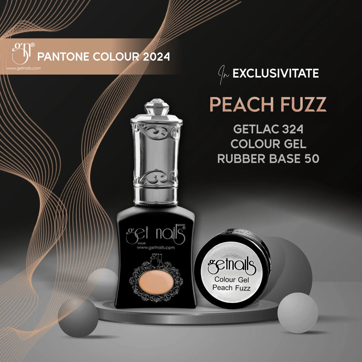 GetLac 324 Peach Fuzz  - Pantone 2024