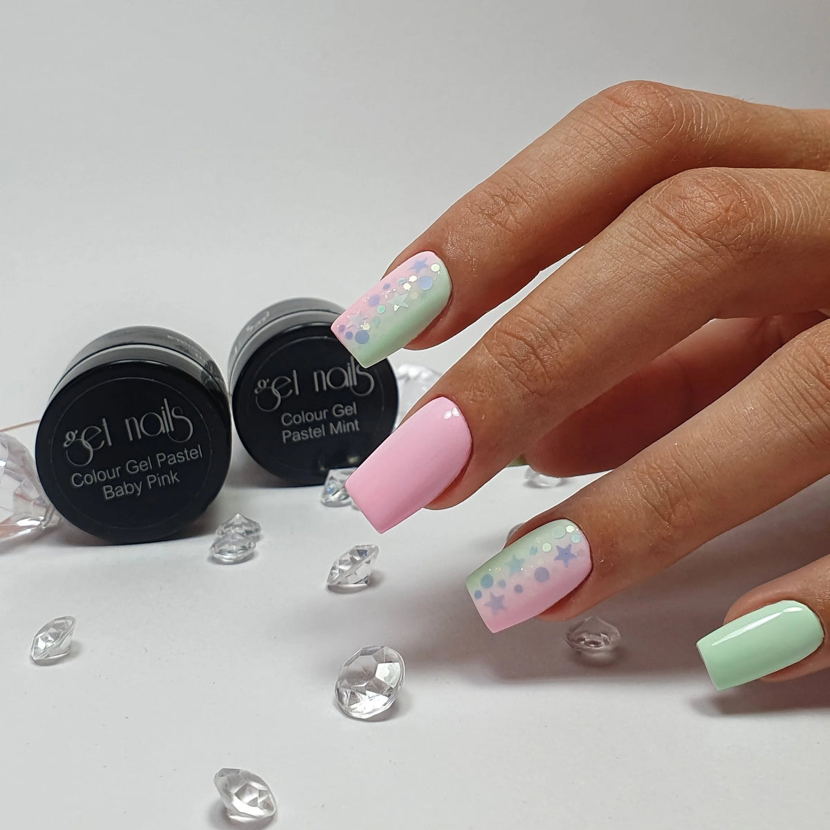 Colour Gel Pastel Mint | Gel Colorat Unghii UV/LED