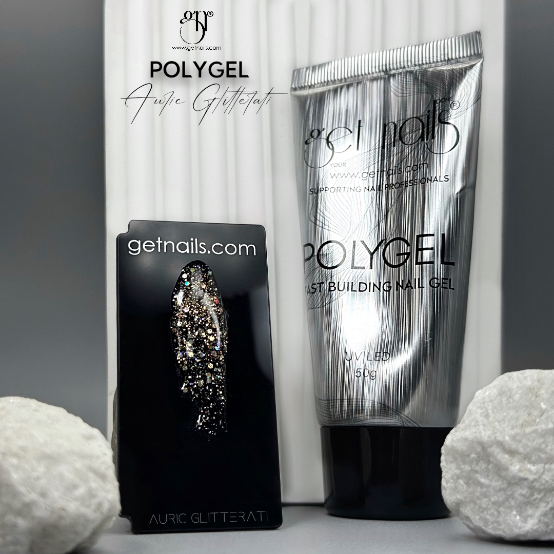 Get Nails Polygel - Auric Glitterati, 50 g