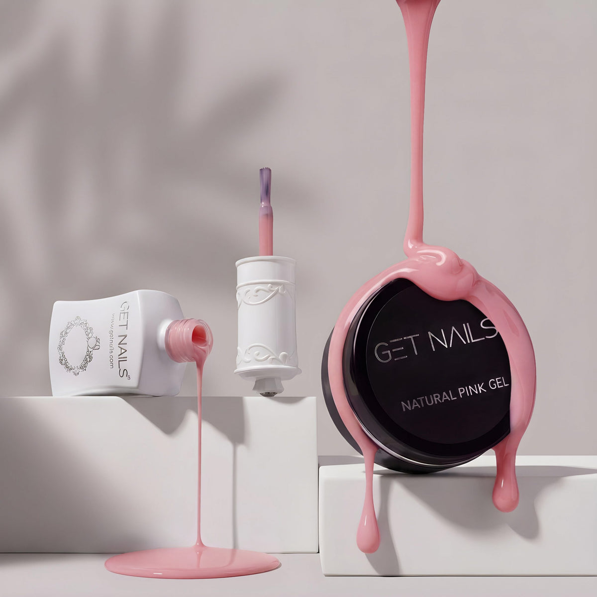 Power Couple Natural Pink | Gel Constructie + Baza Rubber