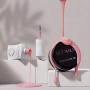 Power Couple Powder Pink | Builder Gel + Rubber Base