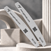 Pro File Zebra Halfmoon 80/100 Professional Nail File