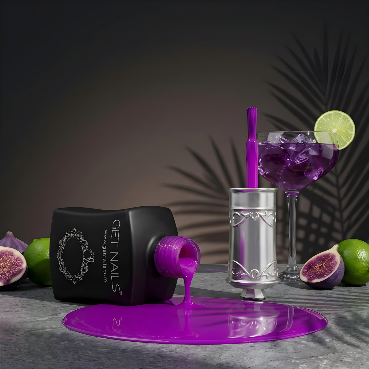 Summer Rubber Base 22 Purple Rain | Baza Rubber Neon