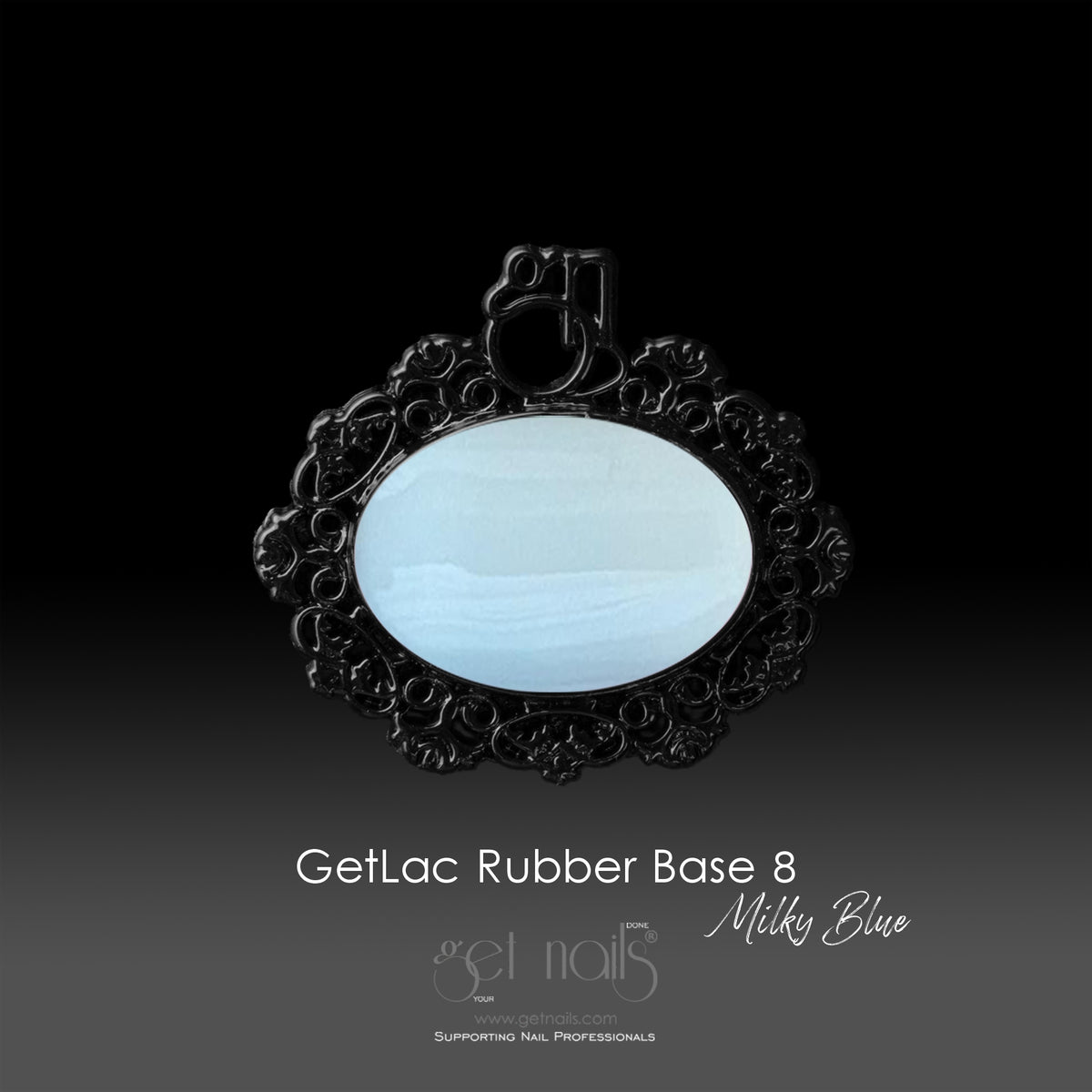 Rubber Base 8 Milky Blue