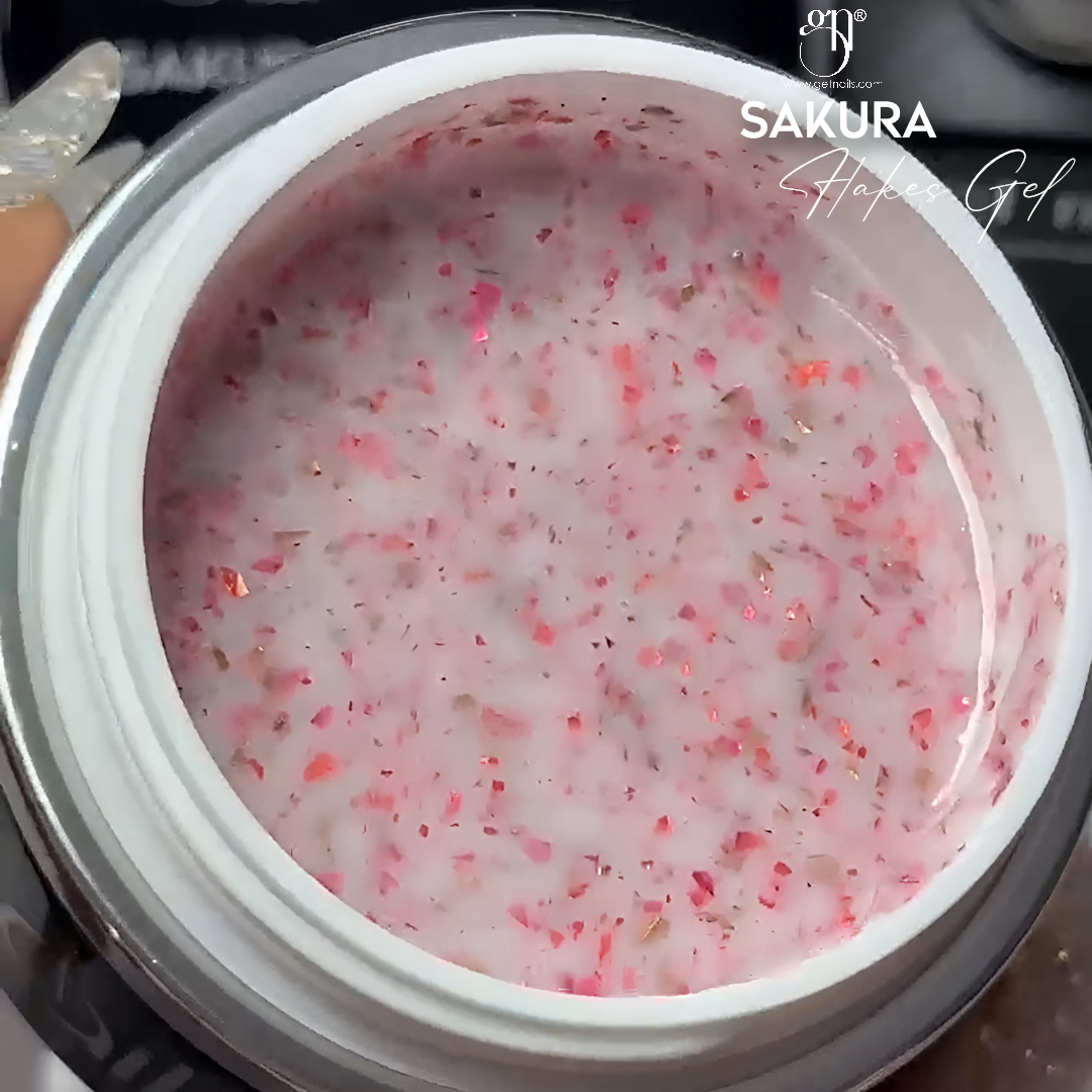 Sakura Flakes Gel | Gel Constructie Autonivelant HEMA Free