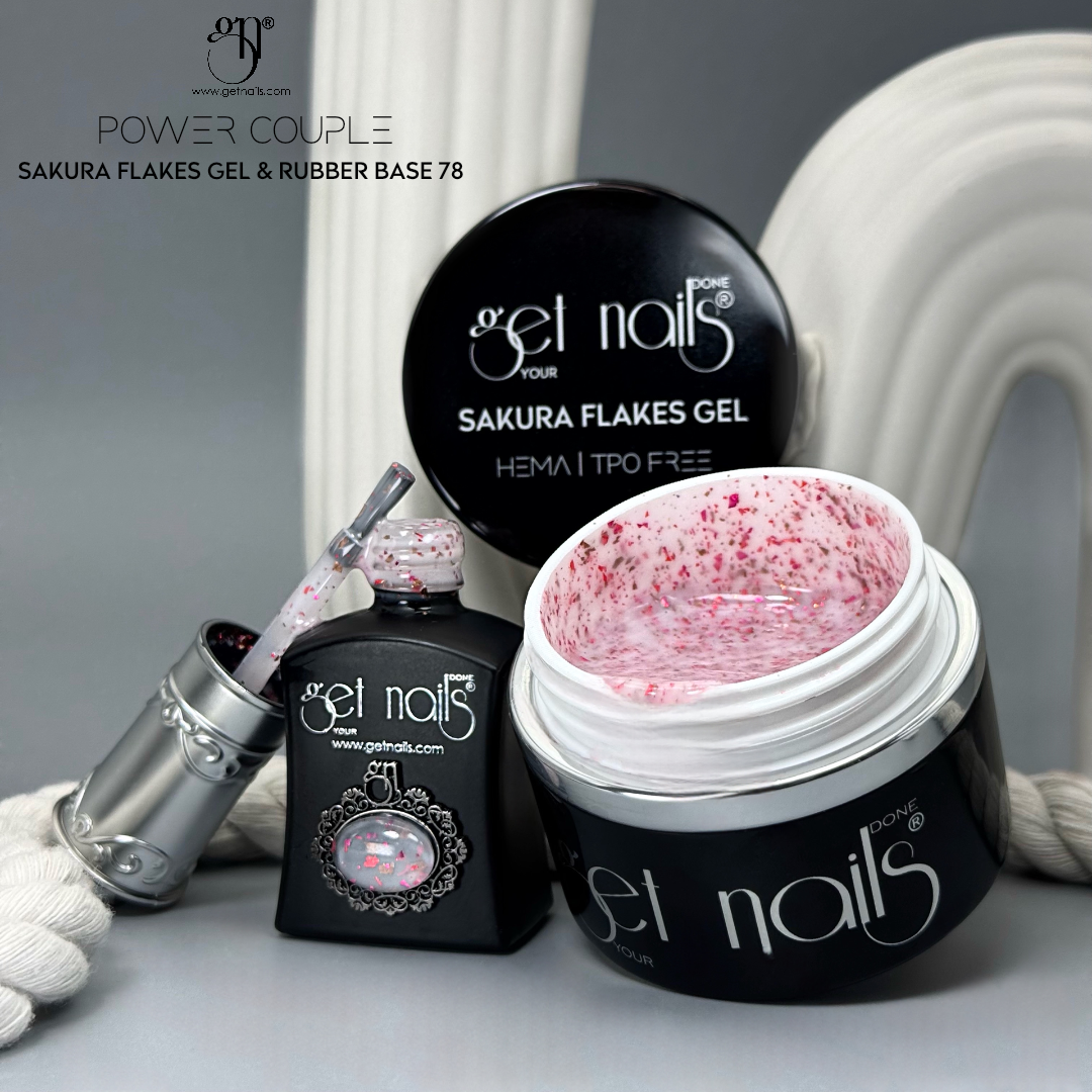 Sakura Flakes Gel | Gel Constructie Autonivelant HEMA Free