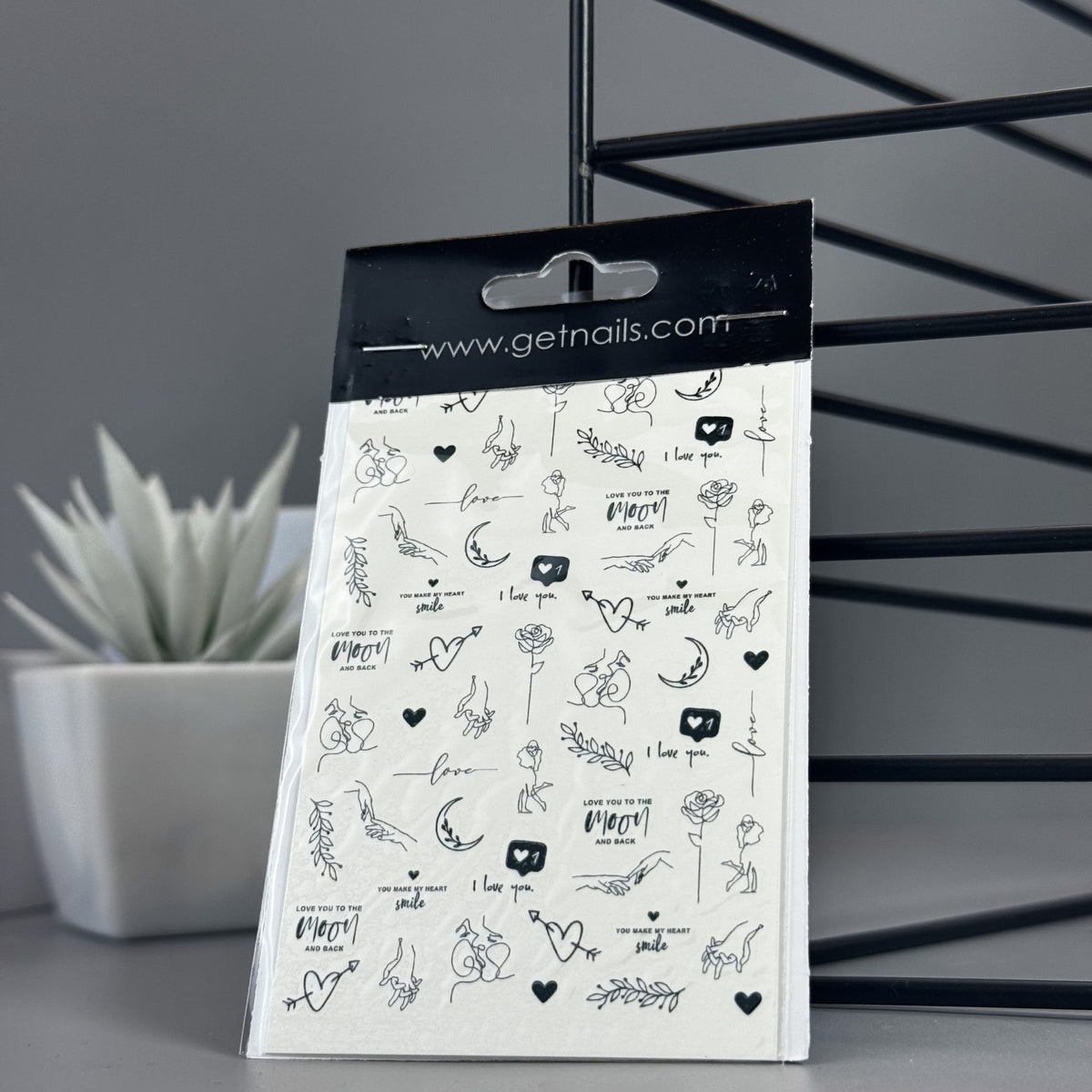 Sticker Art Tattoo 27 GN Amour