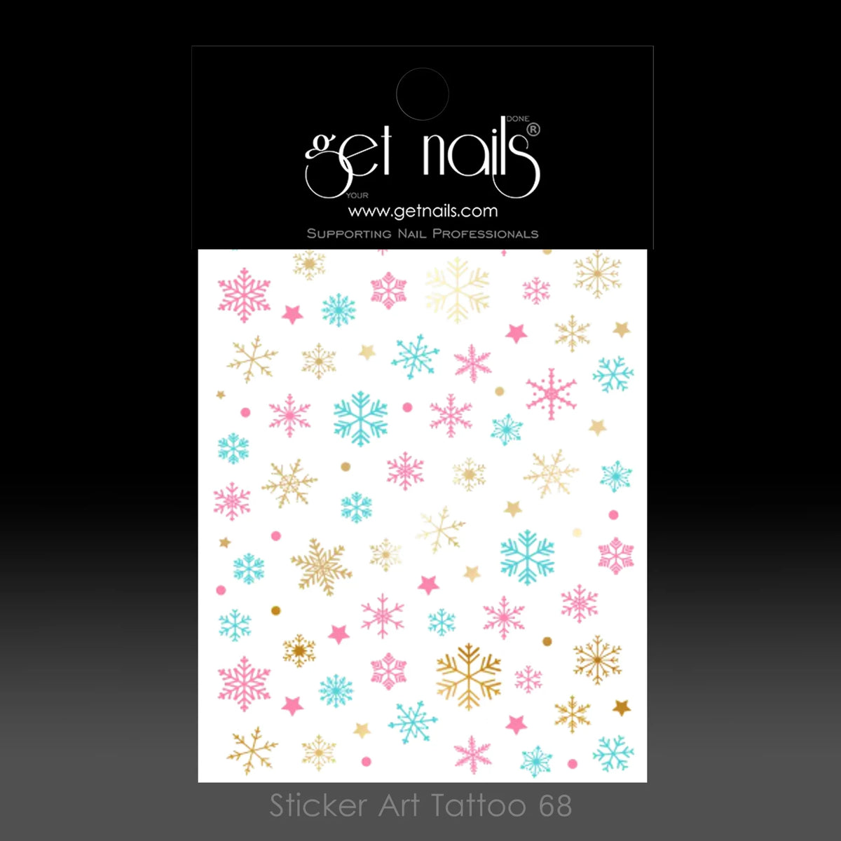Sticker Art Tattoo 68 Barbie Snowflakes GN
